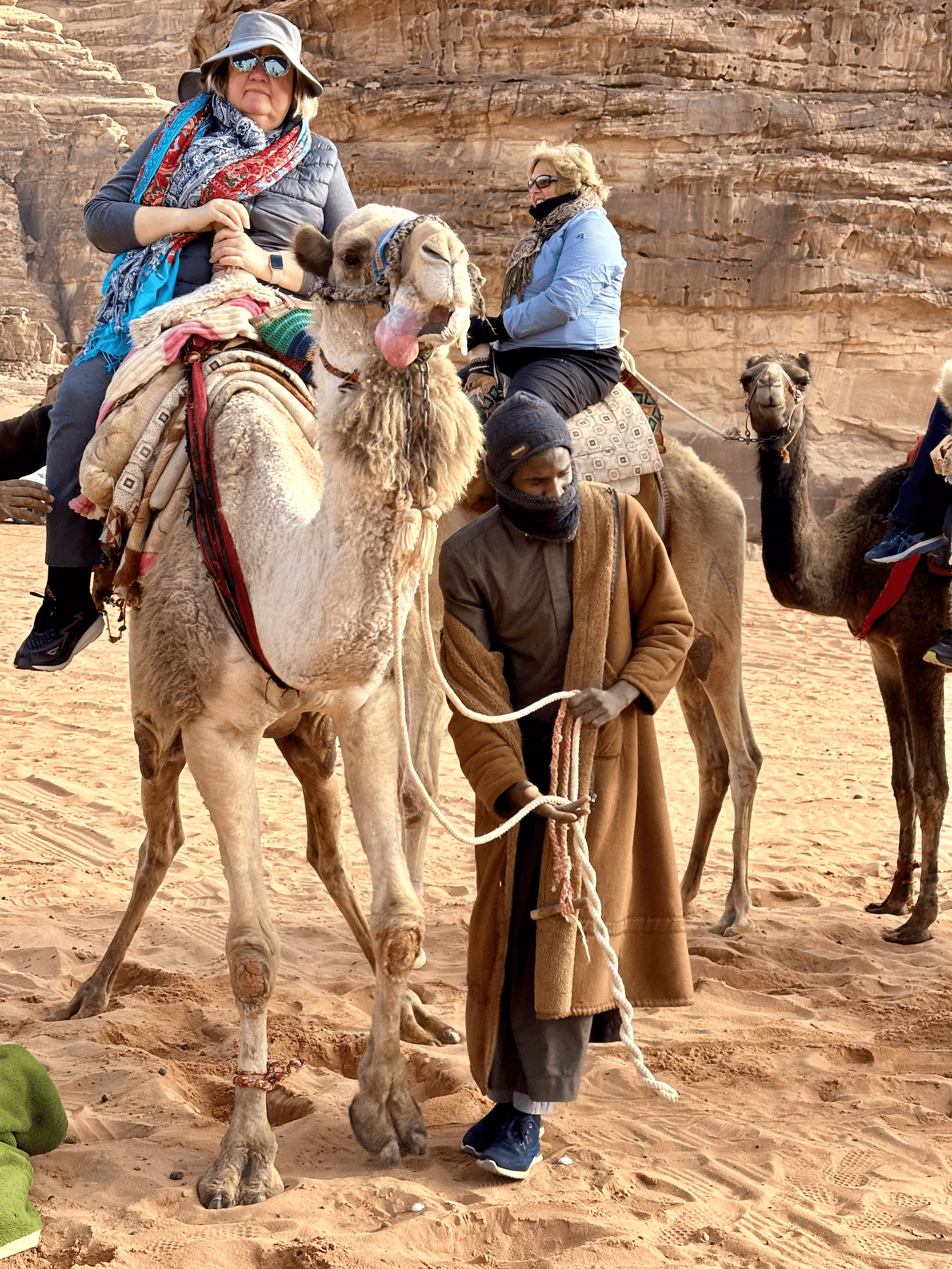 Donna enjoying her travels